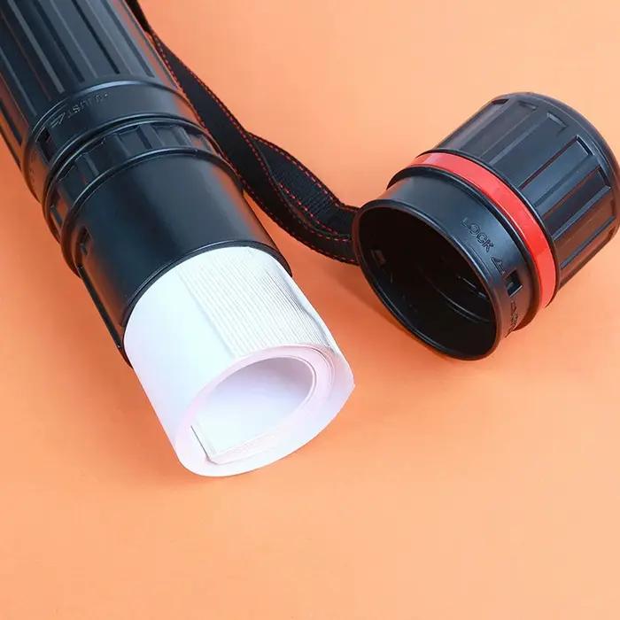 Tube de rangement pour art extensible et réglable avec bandoulière, léger et durable pour l'extérieur, tube de transport portable pour artiste