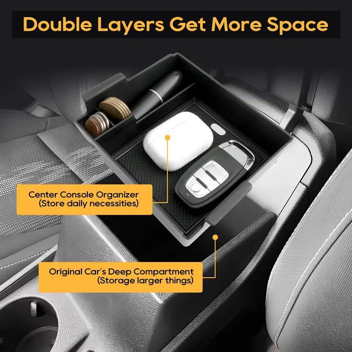 LFOTPP Boîte de rangement pour accoudoir de voiture pour Kia Sportage NQ5 2022-2025 Boîte de rangeme