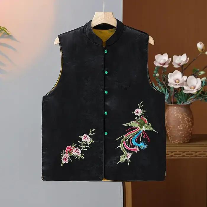 Vêtements traditionnels fins, Streetwear, manteaux de style chinois, gilet pour femmes, vestes, vêtements à la mode, Style ethnique, qualité Vintage