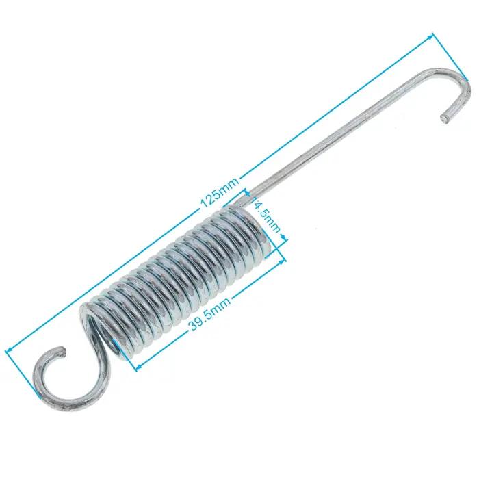 1 pièces 75mm/89.5mm/109.5mm/125mm longueur Support pieds côté pied cadre ressort pour moto saleté P