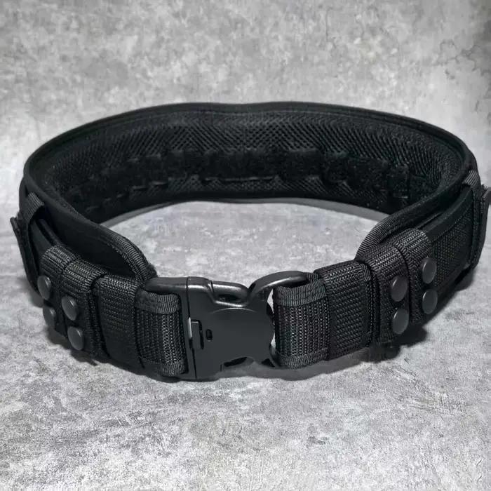 5 cm de large légèrement dur, épais boucle de ceinture extérieure ceinture tactique multifonctionnel