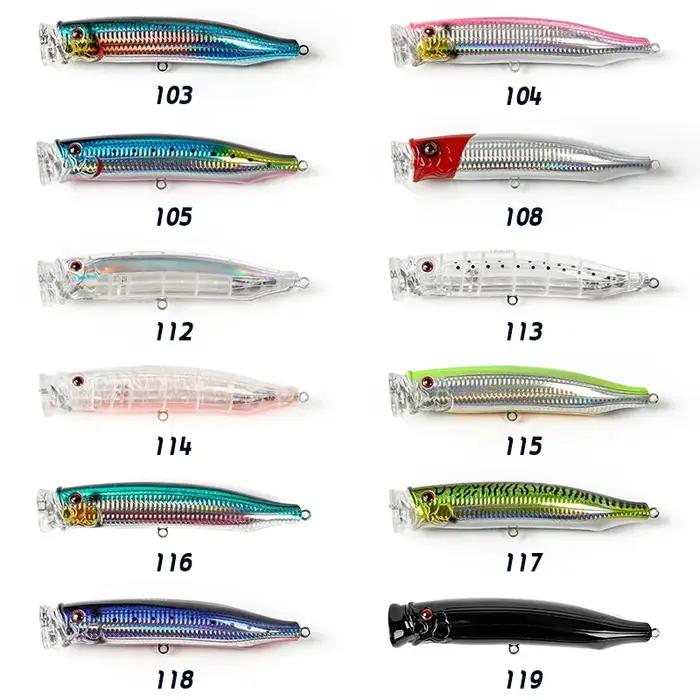 NOEBY Popper leurre de pêche 175mm 73g Topwater alimentation filature Popper Wobbler artificiel dur