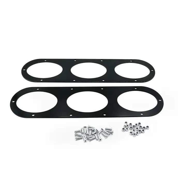 Panneau de diffuseur de DIVERSION d'air de pare-chocs arrière en aluminium, 2 pièces