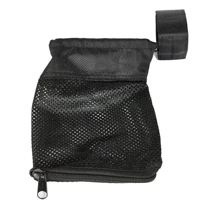 Accessoire de tir à air comprimé collecteur de cartouches en laiton avec fermeture éclair et maille en nylon pour sécurité et commodité joueur occasionnel paintball skirmish