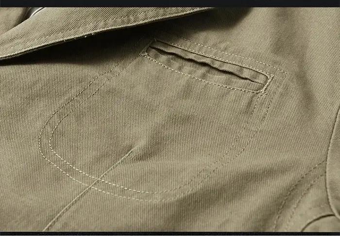 Nouveaux vêtements d'automne pour hommes. Veste d'affaires en coton pour hommes européens et américains, manteau décontracté à col de costume décontracté à la mode