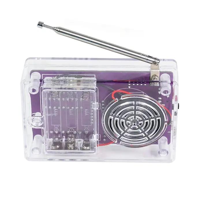 Kit Radio FM à monter soi-même, module RDA5807S, soudage, affichage numérique, fréquence réglable 87-108MHz, pour bricoleurs électroniques et amateurs de musique