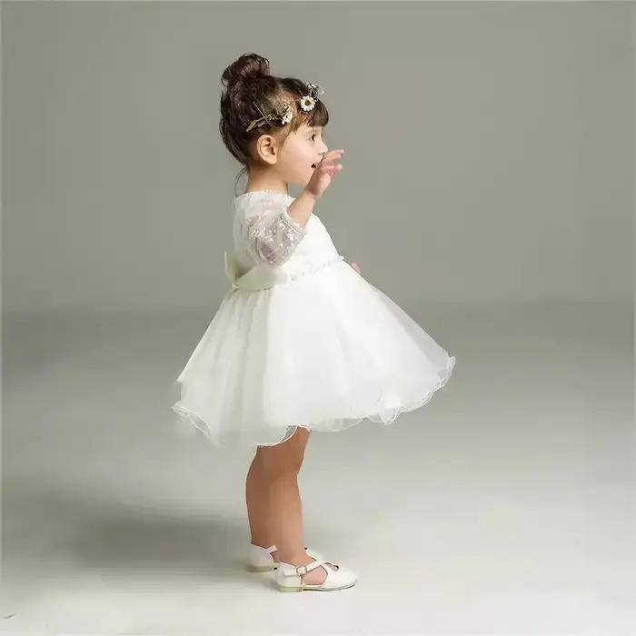 Robe à manches longues pour bébés filles