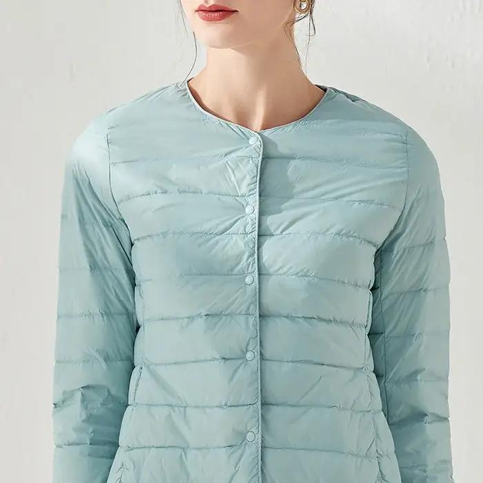 NewBang Ultra léger duvet de canard femmes mat tissu léger manteau chaud femme coupe-vent Parka femm