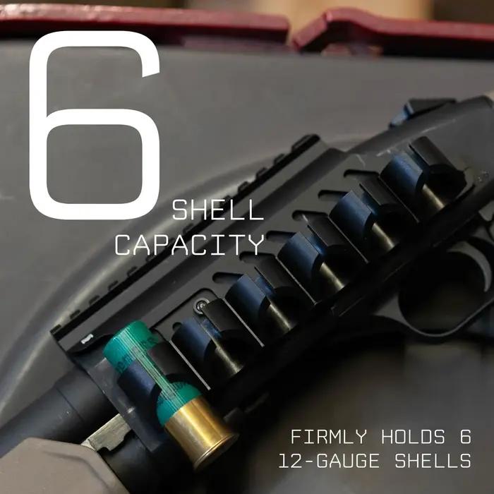 Support de coque pour fusil de chasse à selle latérale Mossberg V2 | Compatible avec les fusils de chasse Mossberg 500/590/Shockwave Series