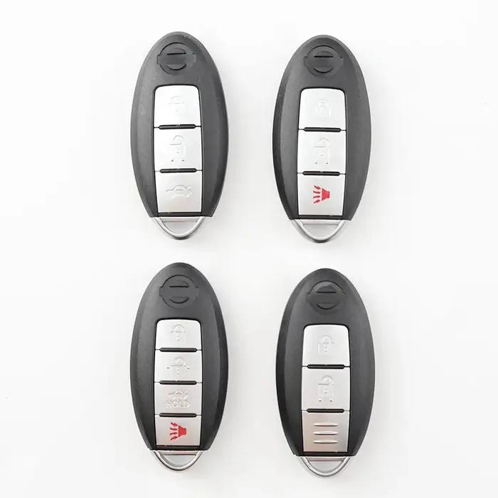 Coque de clé télécommande pour Nissan 2/3/4 boutons Qashqai Juke J10 J11 x-trail T32 T31 kick Tiida