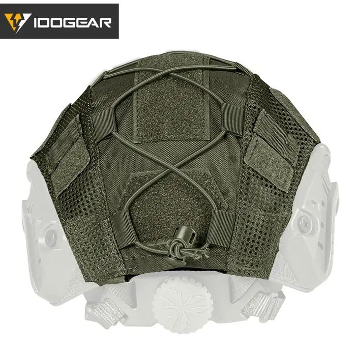 Housse nylon IDOGEAR pour casque FAST tactique camouflage chasse accessoire 3802
