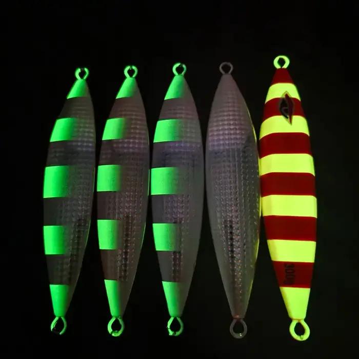 Leurre métallique HEXAKILL 300g 400g 500g avec yeux à vie pour pêche en haute mer et jigging vertical occasions spéciales