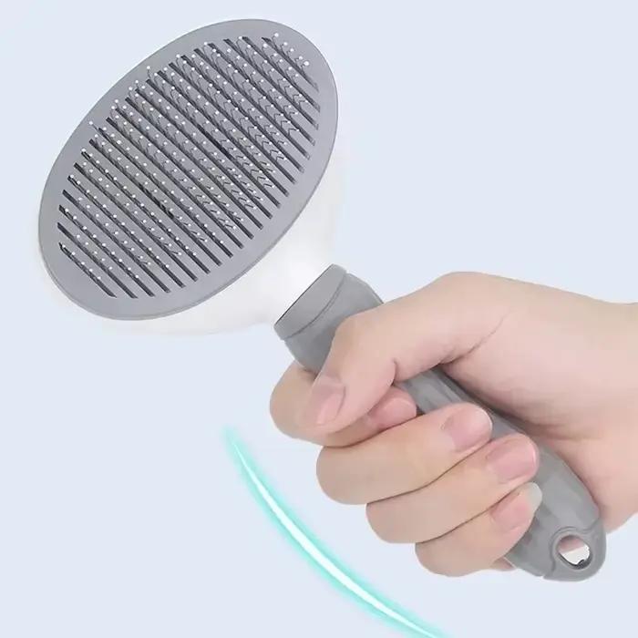 Brosse pour chien et chat, peigne autonettoyant pour enlever les poils d'animaux, outils de toilettage pour chiens et chats, peigne démêlant pour animaux de compagnie, accessoires pour chiens