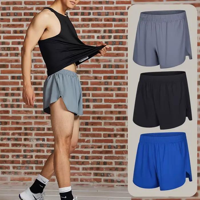 Short de course Marathon léger et respirant pour hommes, absorbant l'humidité, idéal pour entraînement et compétition