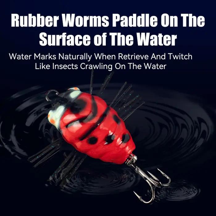 Leurre MicroBug LEYDUN 20mm 1.4g - Appât flottant insecte en mousse pour pêche en surface wobblers