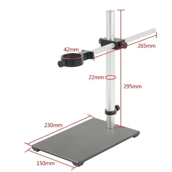 Support de microscope vidéo industriel réglable avec anneau de focalisation 42mm 50mm, support de bu
