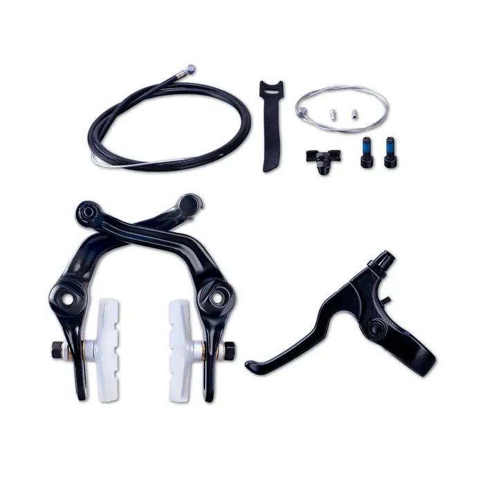 Kit de freins U Funsea pour vélo, accessoires de vélo, levier en alliage forgé, plaquettes transparentes, gaine intérieure et extérieure, pièces BMX, câble