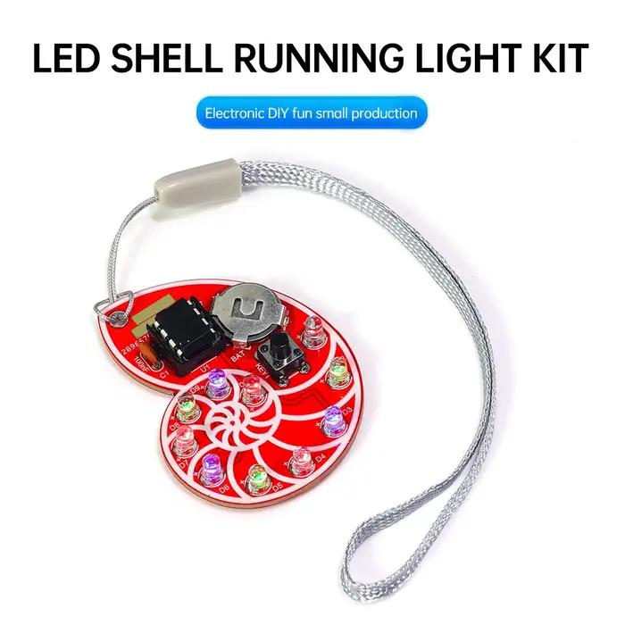 Kit d'apprentissage de soudure électronique bricolage, coquillage LED SMD SMT, Kit électronique pour la pratique du soudage, accessoires d'éclairage d'apprentissage