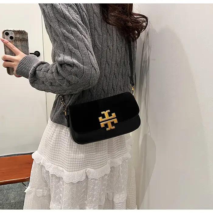 Nouveau sac à bandoulière carré vintage haut de gamme pour femme, sac à main polyvalent 2-en-1 avec
