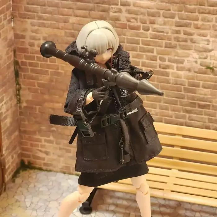 YAMADA Miniature 1/12 Scale Weapons Library Model Mini Gun M4 Toy Accessories Bracket for 6in Soldier Action Figure Body