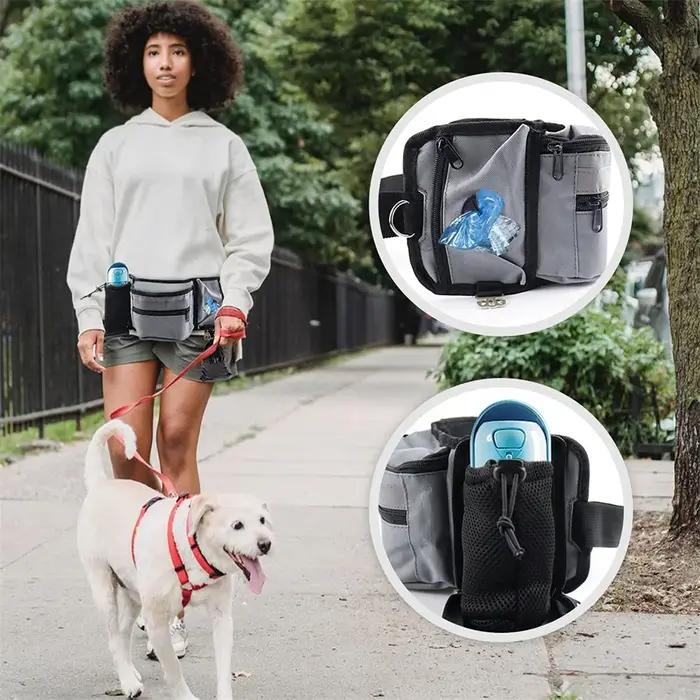 Sac de taille d'entraînement en plein air pour chien