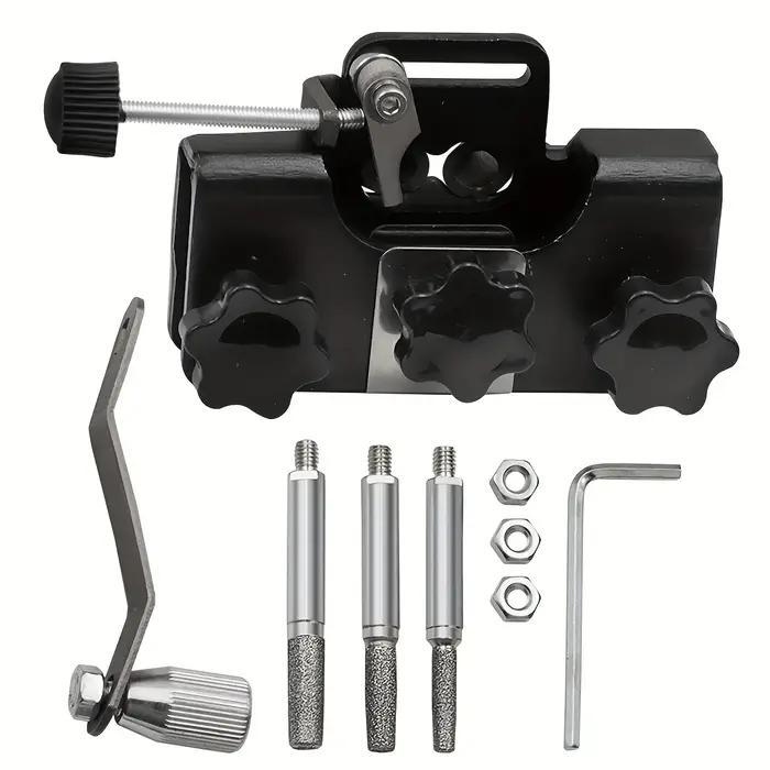 Kit d'affûtage rapide pour tronçonneuse, outil d'affûtage portable à manivelle, accessoires d'affûta
