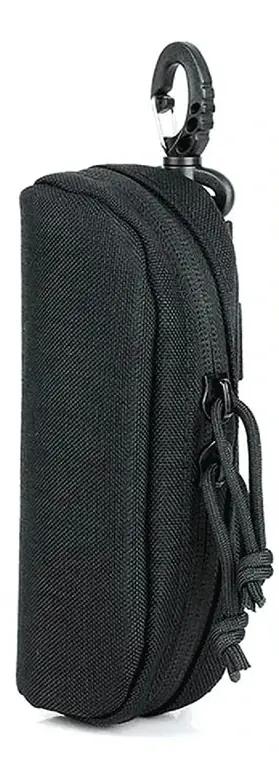 Étui tactique MOLLE pour lunettes 1000D Nylon anti-choc - Boîte de rangement