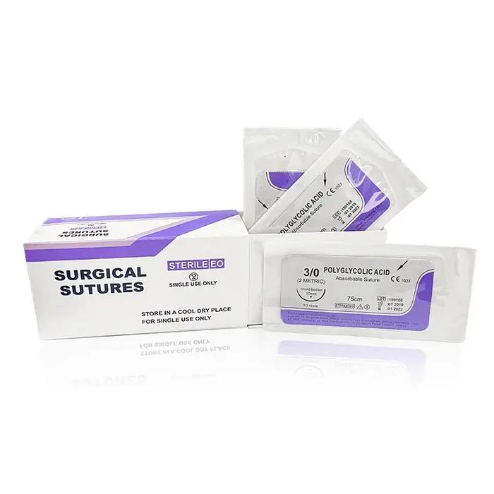 Suture absorbante et Non absorbante pour chien de compagnie