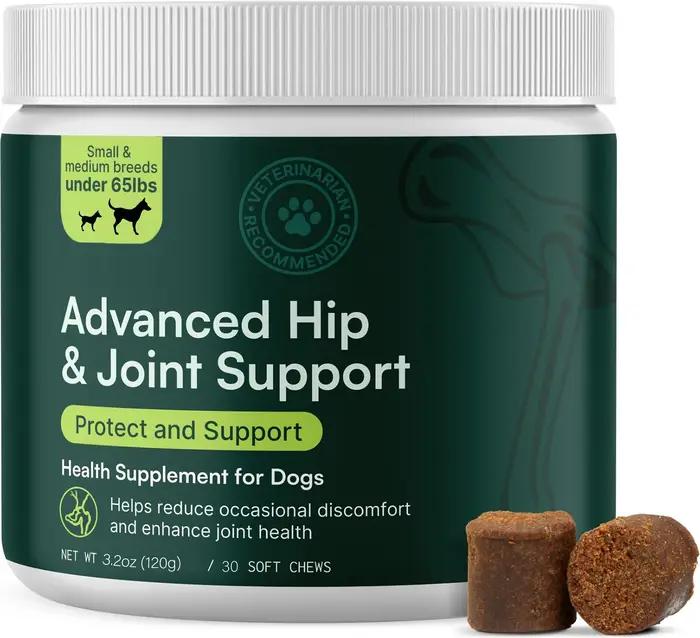 Complément avancé pour les hanches et les articulations des chiens avec glucosamine