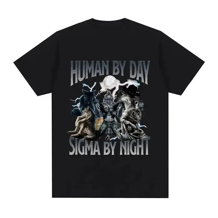 Soyez respectable à papa drôle Alpha loup-garou loup Meme T-Shirt prévalent doux manches courtes T-S
