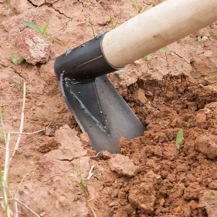 Pelle de jardin multifonctionnelle en acier durable épaissie, désherbant, jardin extérieur, livres,
