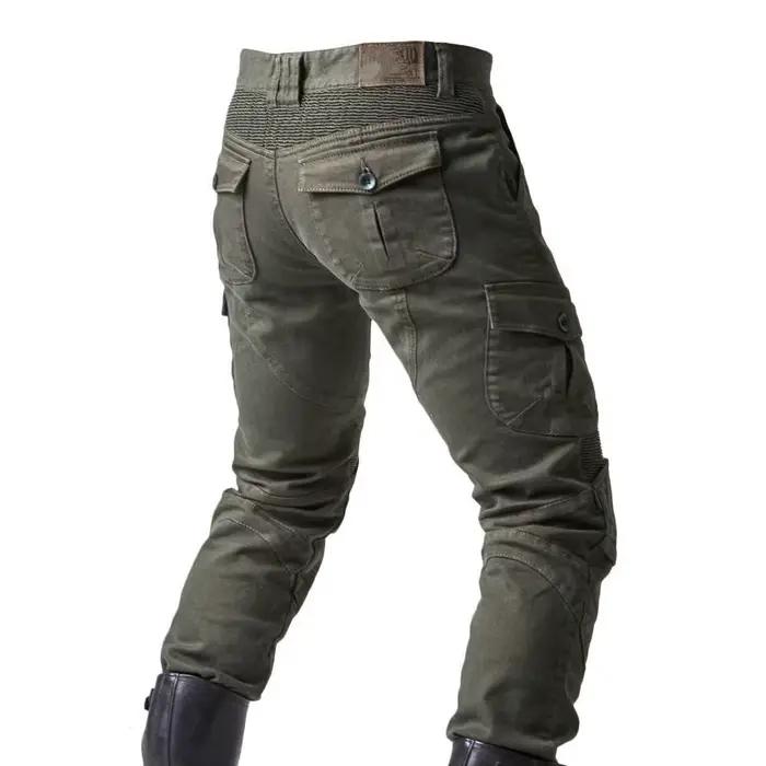 Nouveau Jean Moto Noir Homme 2026 avec Protection Amovible pour la Conduite sur Route, Quatre Saison