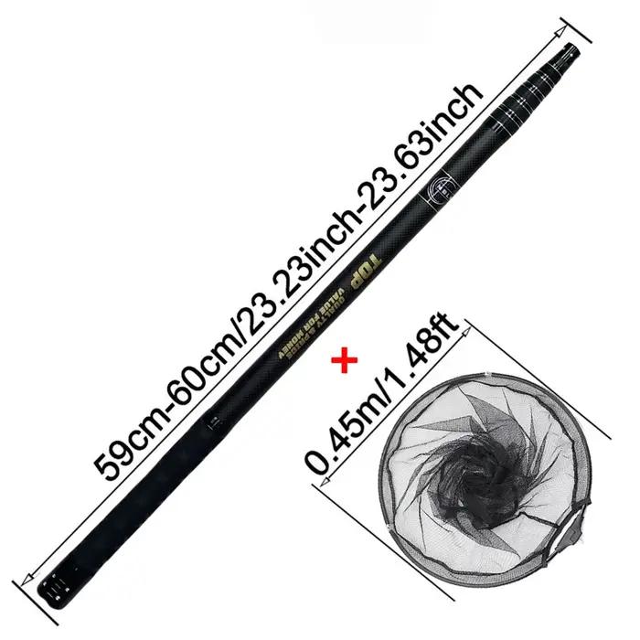 MBLN-Epuisette portative ultralégère 328g, 129 cm/414 pouces, longueur totale, poignée en carbone, t