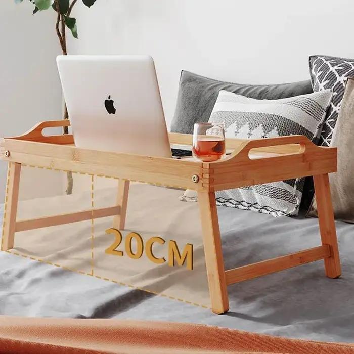 Table à dessert pliante pour chambre à coucher, petit-déjeuner, bureau, thé, multifonctionnel, lectu