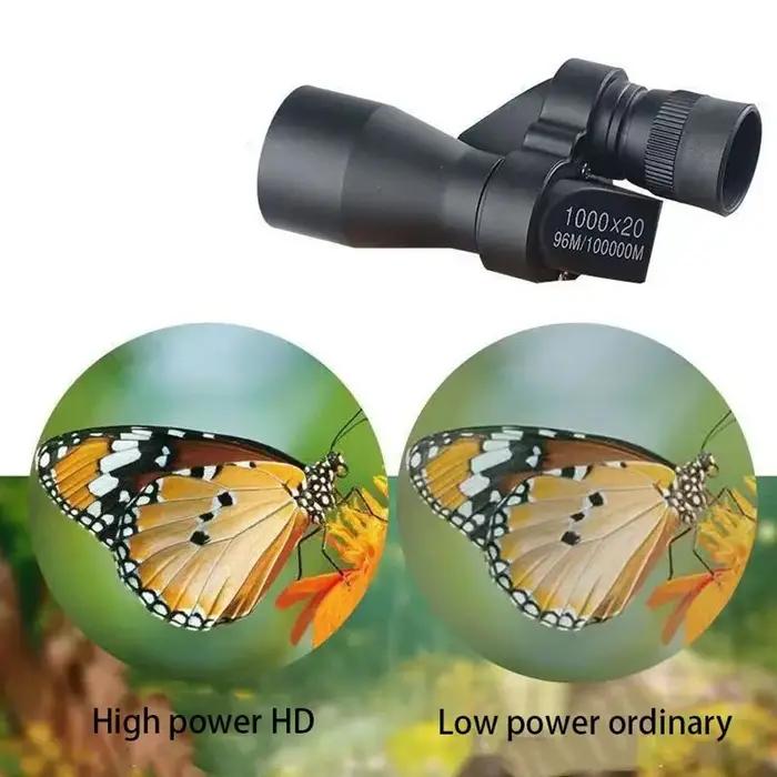 Monoculaire portable HD mini poche zoom haute puissance - Pour pêche chasse randonnée alpinisme observation