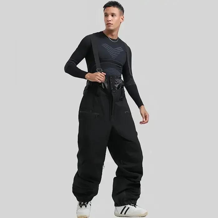 Salopettes de Ski Dollplus Polyester Chaudes Coupe-Vent et Imperméables pour Hommes et Femmes Occasions Hivernales Aventures Glace Neige Snowboard