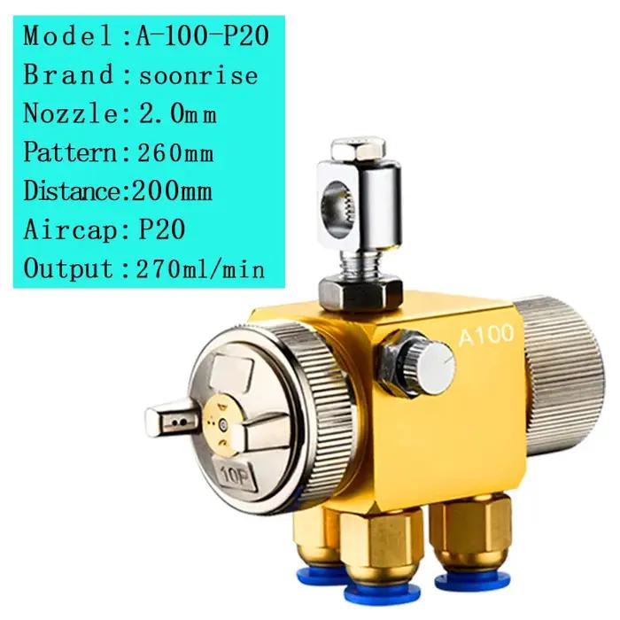 Pistolet à peinture Soonrise A100 et mini pulvérisateur A200 pour projets d'artisanat et décoration, idéal pour peinture à base d'eau et usage professionnel