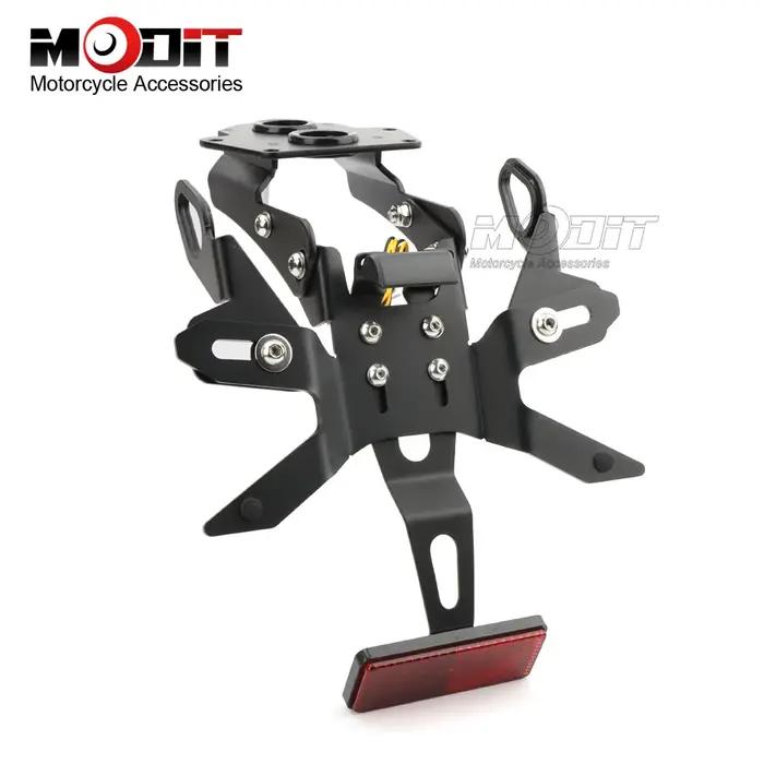 Support de plaque d'immatriculation Sivir pour Yamaha MT-10 2022 2023 2024 2025 design moderne pour une conduite sûre et élégante