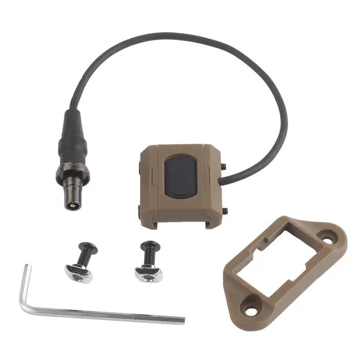 Interrupteur pression tactique léger pour laser DBAL PEQ NGAL chasse nocturne et reconnaissance