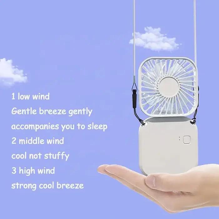 Mini ventilateur de cou suspendu pliant ventilateur de cou suspendu pliable Mini ventilateur personn