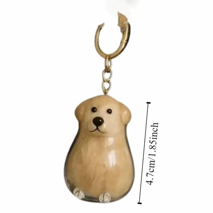 Boîte de rangement de poils de chien en forme de chien