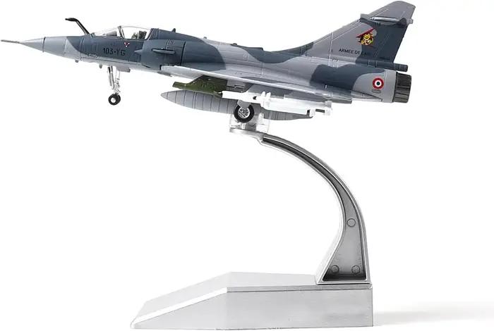 NUOTIE Dassault Mirage 2000 1/100 Modèle d'avion en métal de l'armée de l'air française avec support