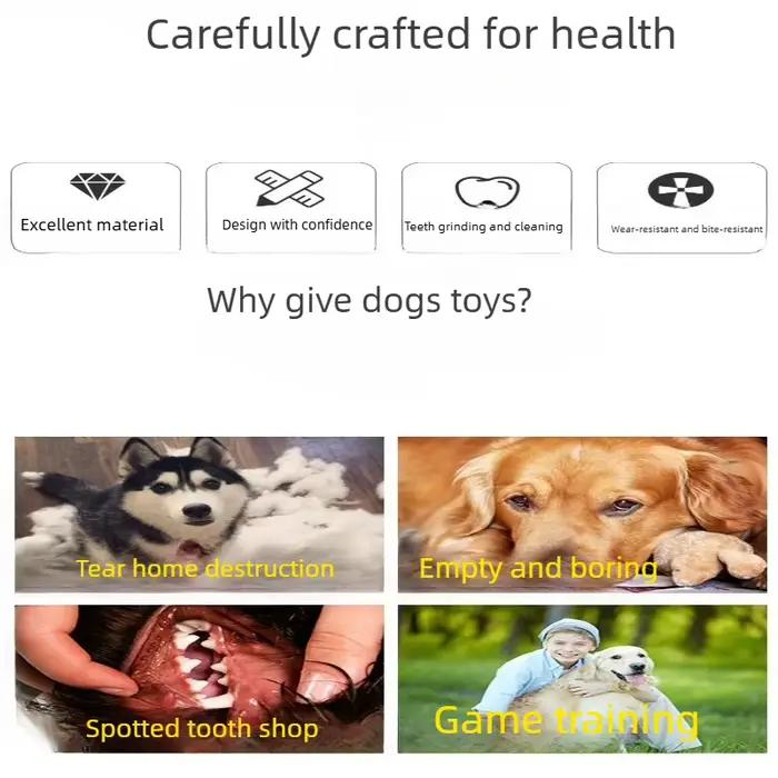 Nouveau jouet sonore pour chiens polaire résistant pour la dentition et l'activité physique occasionnelles et spéciales