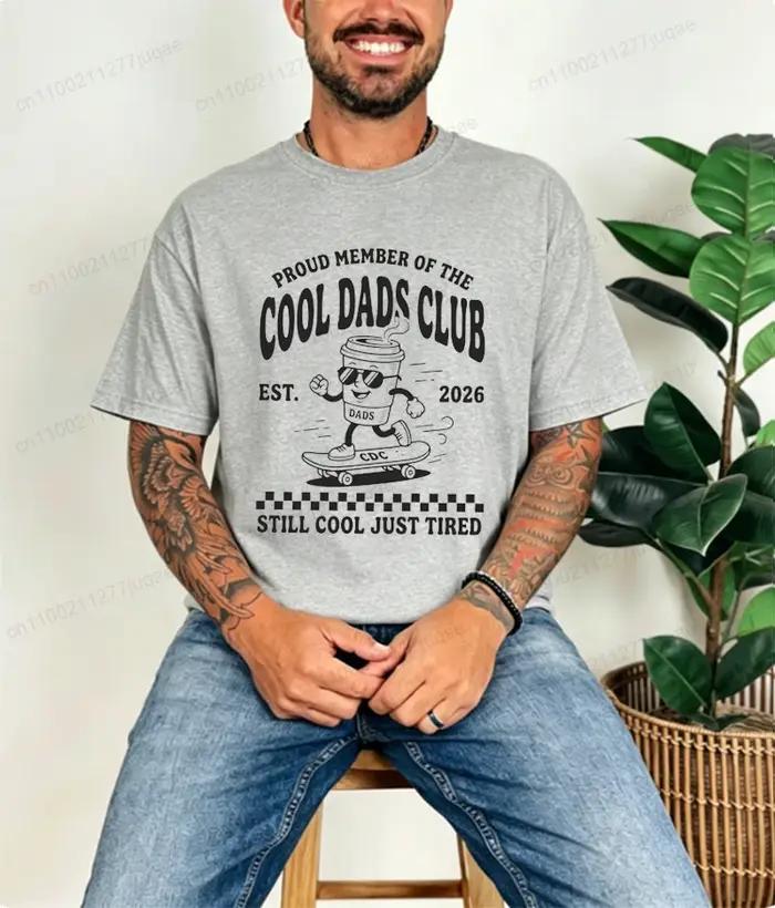 T-shirt imprimé Cool Dads Club pour hommes