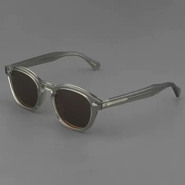 Lunettes de soleil polarisées Johnny Depp pour hommes et femmes, marque Lemtosh, monture vintage en