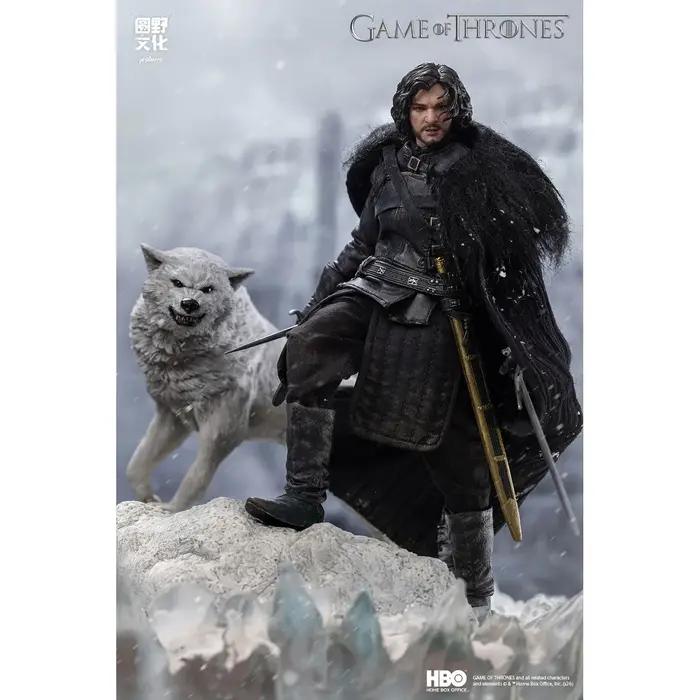 Figurine articulée en tissu officielle 1/12 Jon Snow Game of Thrones modèle de collection ornement cadeau pour femmes et hommes occassions spéciales装饰性布制关节玩偶官方正品1/12《权力的游戏》琼·雪诺模型收藏品装饰礼物男女特别场合