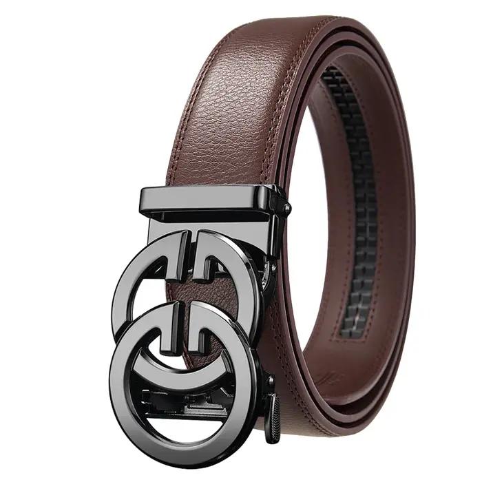 OYIFAN créateur de mode hommes ceinture en cuir véritable