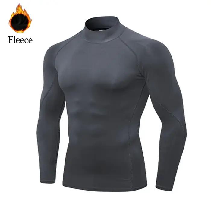 Sous-vêtements thermiques hauts hommes vêtements d'hiver chemise thermique automne