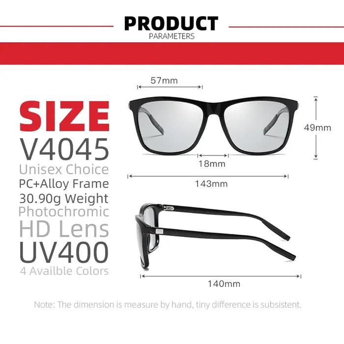 Lunettes de soleil de pêche classiques pour hommes et femmes, polarisées, monture carrée en métal, U
