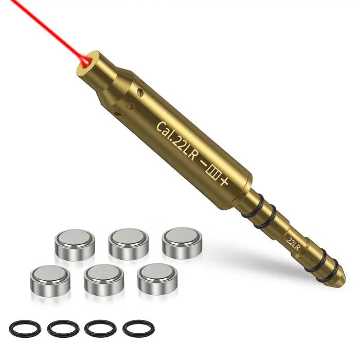 Visée laser rouge tactique pour pistolet et fusil, calibres .22lr, .177, 9mm/.38spl, pour entraîneme